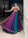 Nnk1686 Multi Color Georgette Navratri Lehenga Choli